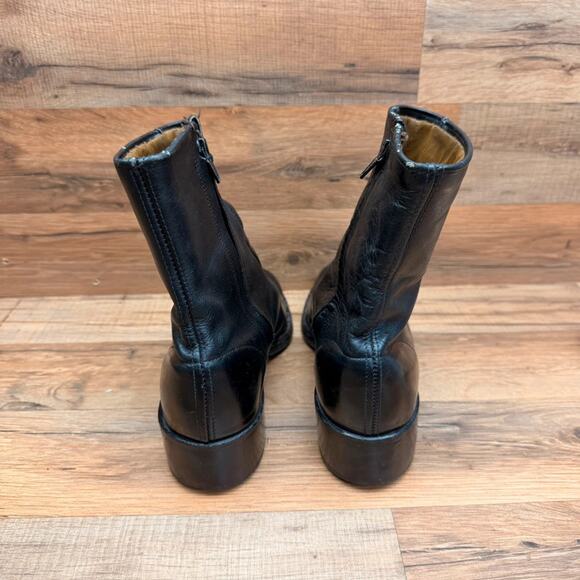Vintage Cat\'s Paw Men\'s 8.5D black Leather Ankle Boots main image 3